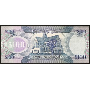 Repubblica della Guyana, 100 dollari, senza data (2006)