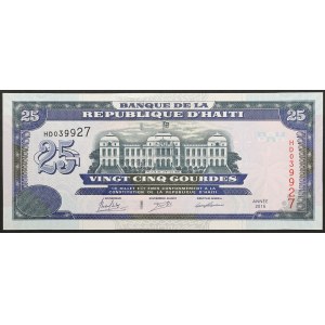 Haiti, Republic, 25 Gourdes 2015