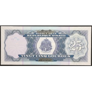 Haiti, Republic, 25 Gourdes 2015