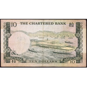 Hong Kong, British Colony, 10 Dollars 01/06/1975