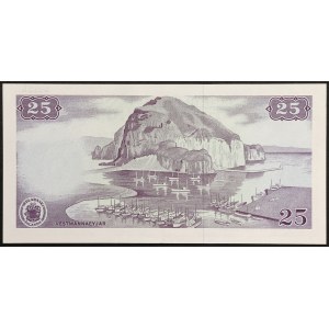 Iceland, Kingdom, Republic, 25 Kronur 1961
