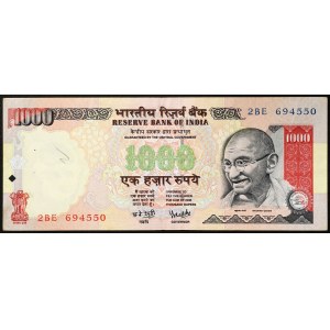 India, Republic, 1.000 Rupees 2006/10