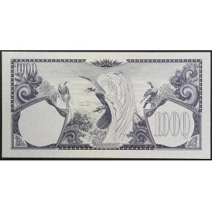 Indonesia, Republic, 1.000 Rupias 01/01/1959