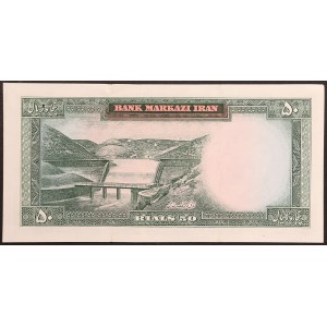 Iran, Kingdom, 50 Rials 1965