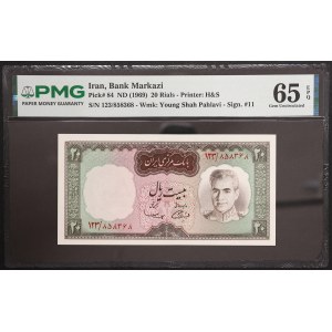 Iran, Kingdom, 20 Rials 1969
