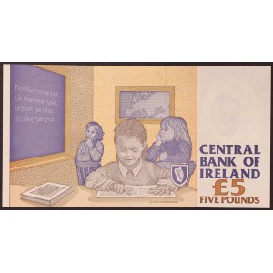 Republik Irland, 5 Pfund, ohne Datumsangabe (1992–96)