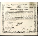 Italian States, Venice, Provisional Government of Venice, Buono per 1.000 Lire 12/7/1849