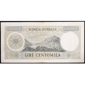 Italy, Italian Republic, 100.000 Lire 19/07/1970