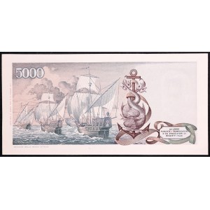 Italy, Italian Republic, 5.000 Lire 11/04/1973