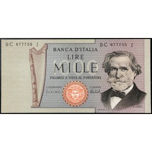 Italy, Italian Republic, 1.000 Lire 05/08/1975