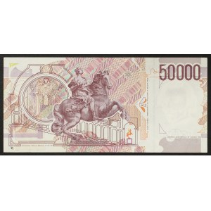 Italy, Italian Republic, 50.000 Lire 27/05/1992