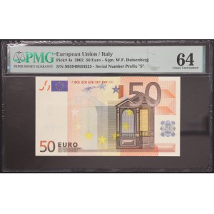 Włochy, Republika Włoska, 50 euro, 2002 r.