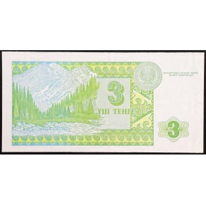 Kazakhstan, Republic, 3 Tengè 1993