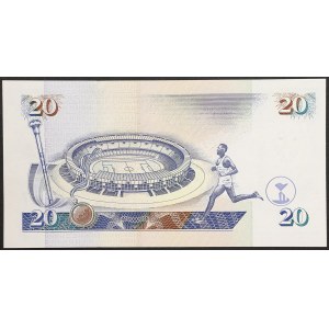 Kenya, Republic, 20 Shillings 01/07/1995