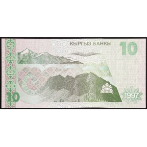 Kyrgyzstan, Republic, 10 Som 1997
