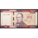 Liberia, Republic, 5 Dollars 2016