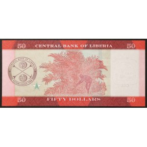 Liberia, Republic, 50 Dollars 2016