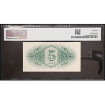 Libya, British Military Administration, 5 Lire n.d. (1943-51)