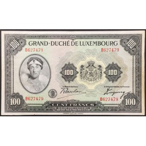 Luxembourg, Grand Duchy, 100 Francs n.d. (1934)