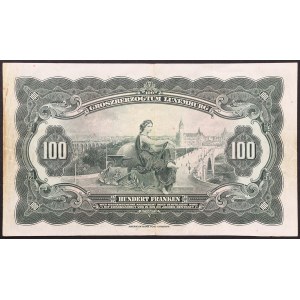 Luxembourg, Grand Duchy, 100 Francs n.d. (1934)