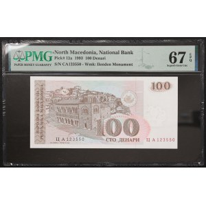 Macedonia, Republic, 100 Denari 1993