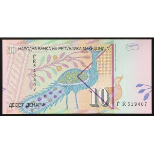République de Macédoine, 10 denars, 1997