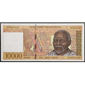 Madagascar, Republic, 10.000 Francs n.d. (1996-2003)