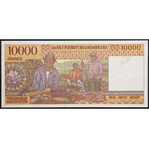 Madagascar, Republic, 10.000 Francs n.d. (1996-2003)