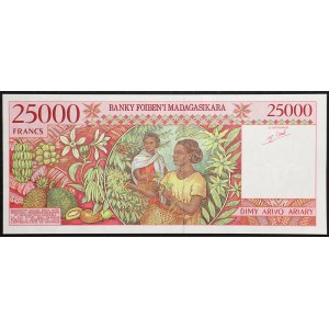 Madagascar, Republic, 25.000 Francs n.d. (1998)
