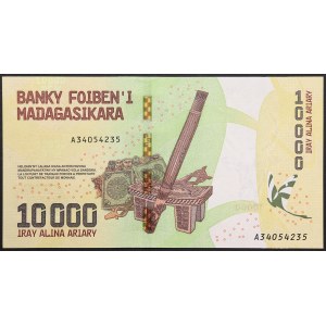 République de Madagascar, 10 000 ariary, sans date (2017)