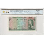 Malta, British administration, 10 Shillings 1949 (1963)