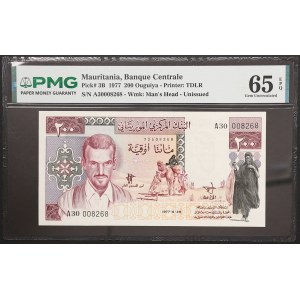 Mauritania, Republic, 200 Ouguiya 29/06/1977