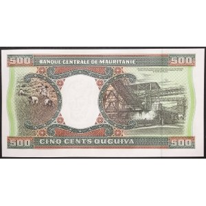 Mauritánia, republika, 500 ouguiya, 28. 11. 2002