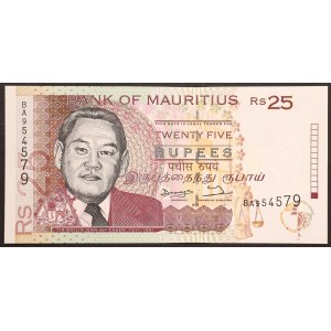 Mauritius, Republic, 25 Rupees 1998