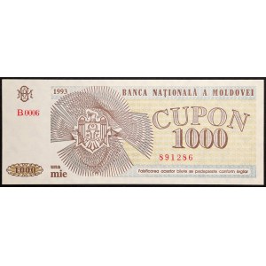 Moldova, Republic, 1.000 Cupon 1993