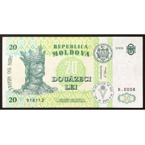 Moldova, Republic, 20 Lei 2006