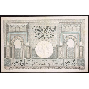 Morocco, Kingdom, 50 Francs 28/10/1947