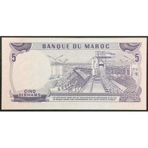 Morocco, Kingdom, 5 Dirhams 1970
