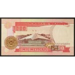 Mozambická republika, 1 000 meticais, 1991