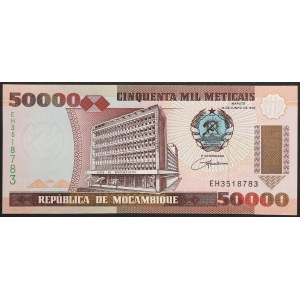 Mozambique, Republic, 50.000 Meticais 1993