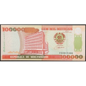 Mozambická republika, 100 000 meticais, 1993