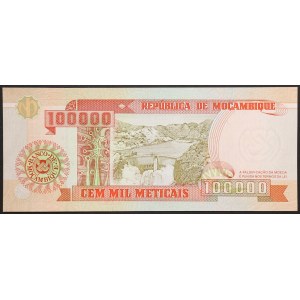Mozambická republika, 100 000 meticais, 1993