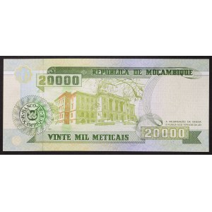 Mozambique, Republic, 20.000 Meticais 1999