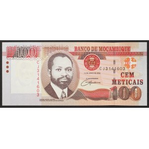Mozambique, Republic, 100 Meticais 2006