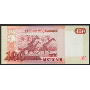 Mozambique, Republic, 100 Meticais 2006