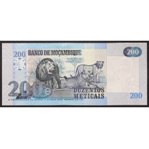 République du Mozambique, 200 meticais, 2006