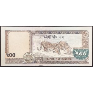 République du Népal, billet de 500 roupies, 2010
