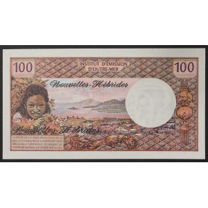 New Hebrides, French/British Condominium, 100 Francs n.d. (1975)
