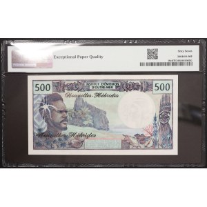 New Hebrides, French/British Condominium, 500 Francs n.d. (1970-80)