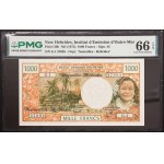 New Hebrides, French/British Condominium, 1.000 Francs n.d. (1970-80)